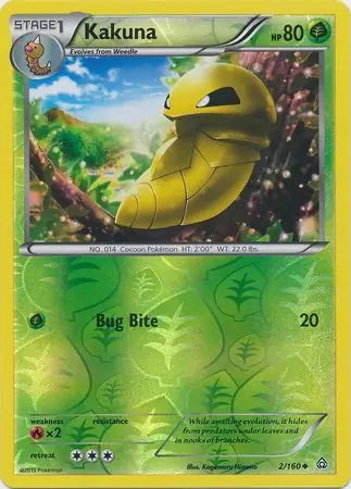 Primal Clash Kakuna #2/160 reverse holo